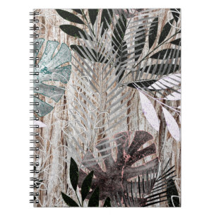 Palm leaves, tree, tropical, Botanical Notebook