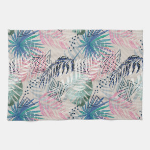 Palm leaves, tropical, Botanical, leaves, jungle, Kitchen Towel