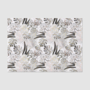 Palm leaves, tropical, Botanical, leaves, jungle, Tissue Paper