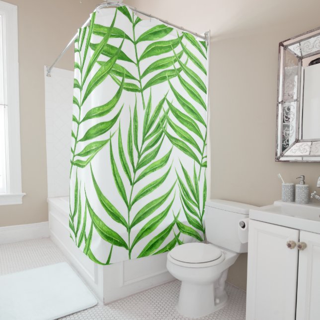 Palm leaves watercolor (In Situ)