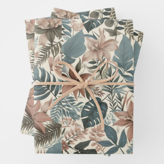 Palm Leaves Wrapping Paper Sheet
