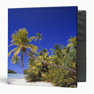 Palm lined beach Cook Islands 7 Binder
