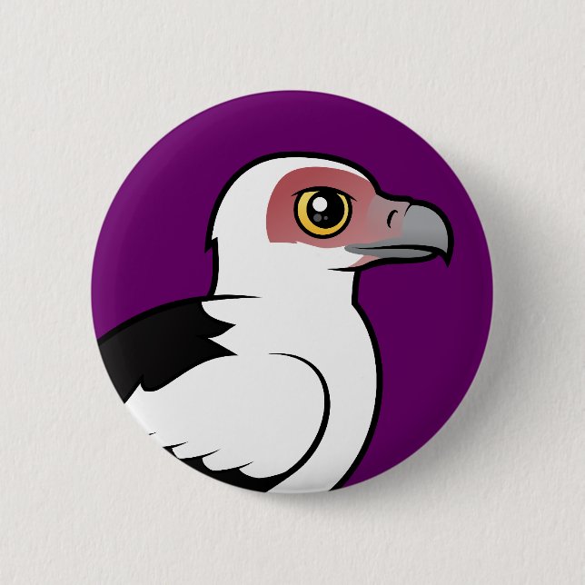 Palm-nut Vulture 2 Inch Round Button (Front)