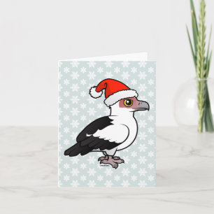 Palm-nut Vulture Santa Holiday Card