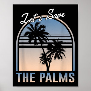 Palm Oil, No Thanks - Let Us Save The Palm Trees E Poster