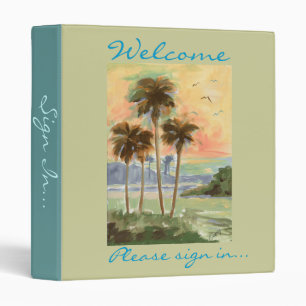 Palm Paradise binder