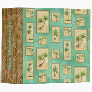 Palm Paradise "Our Honeymoon" Wedding Photo Binder