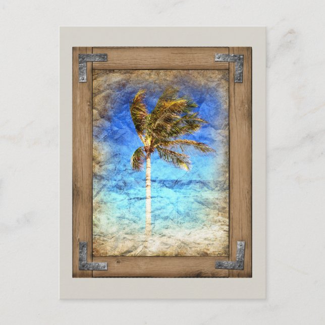 Palm Picture Framed Postcard (Front)