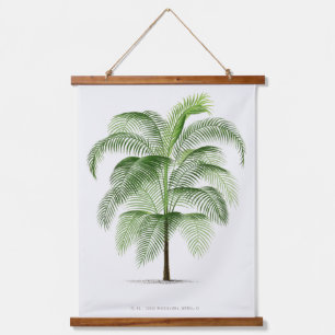 Palm Print -Pieter Joseph de Pannemaeker 1832-1904 Hanging Tapestry