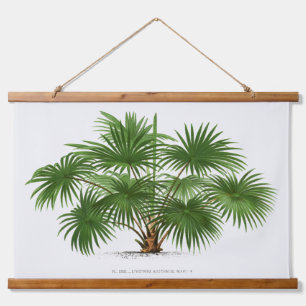 Palm Print -Pieter Joseph de Pannemaeker 1832-1904 Hanging Tapestry