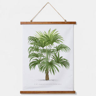 Palm Print -Pieter Joseph de Pannemaeker 1832-1904 Hanging Tapestry