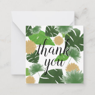 Palm Print Thank You Note Card