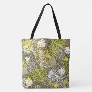 Palm Print Tote Bag