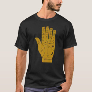 Palm Reader Dark Aesthetic Grunge Symbol Occult Pa T-Shirt