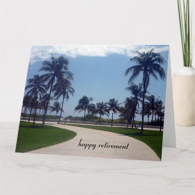 palm retirement big card (Front)