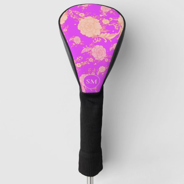 Palm Royale Floral Golf Head Cover (Front)