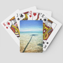 "Palm Shadow" Playing Cards
