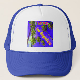"Palm Sky: I LOVE Los Angeles 1" Hat