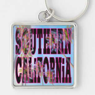 "Palm Sky: Southern California" Keychain