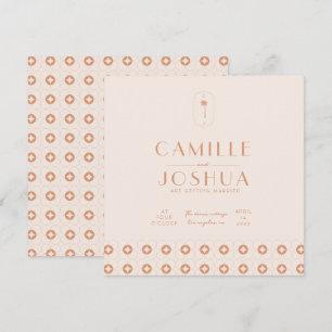 Palm spring retro wedding