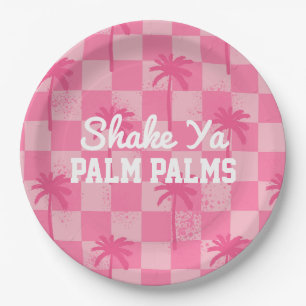 Palm Springs Bachelorette Shake Ya Palm Palm Plate