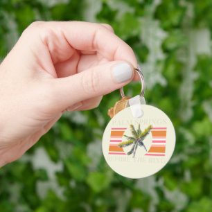 Palm Springs Before the Ring – Retro Bachelorette Keychain