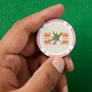 Palm Springs Before the Ring – Retro Bachelorette Poker Chips