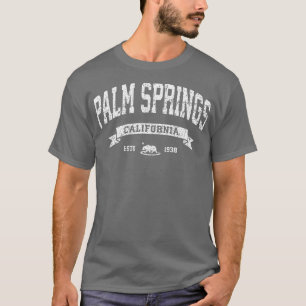 Palm Springs California CA  Distressed Vintage Tee