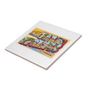 Palm Springs California CA Large Letter Postcard Tile