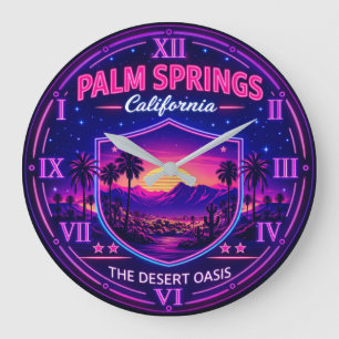 Palm Springs California Large Clock