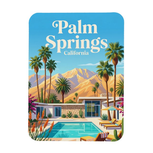 Palm Springs California Magnet (Vertical)
