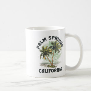 Palm Springs California Palms Vintage Beach For Me Coffee Mug