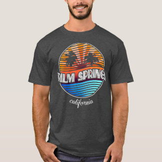 Palm Springs California Retro Palm Tree T-Shirt