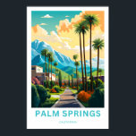 Palm Springs California Travel Print<br><div class="desc">Beautiful modern print celebrating Palm Springs California.</div>