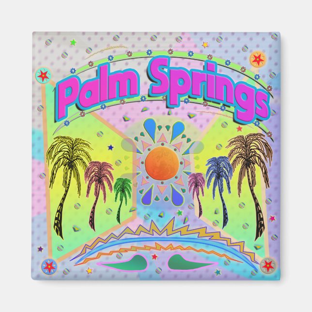 Palm Springs Calm Desire Magnet (Front)