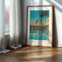 Palm Springs Chic: Vintage Mid-Century Motel Pool