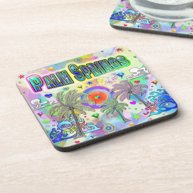 Palm Springs Deep Dream Coaster (Left Side)
