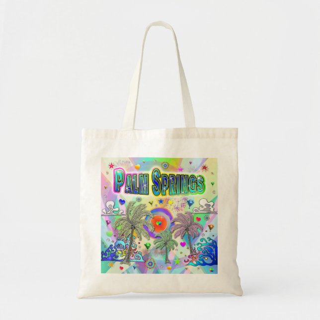 Palm Springs Deep Dream Tote Bag (Front)