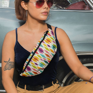 Palm Springs Diamonds Midcentury Modern Pattern Fanny Pack
