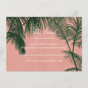 Palm Springs Directions Card