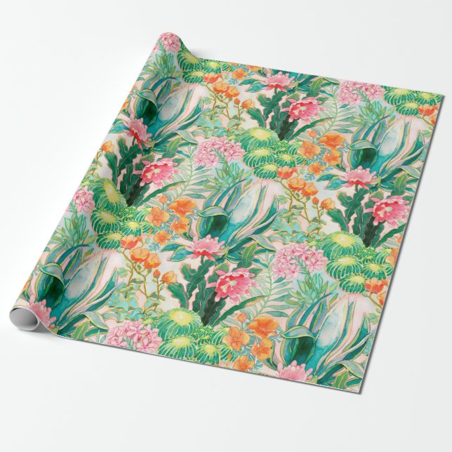 Palm Springs Foliage Wrapping Paper (Unrolled)