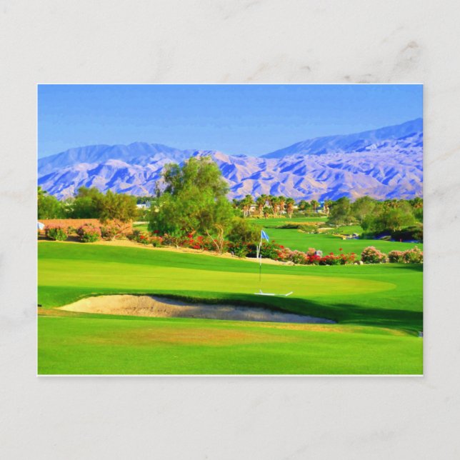 Palm Springs Golf.JPG Postcard (Front)