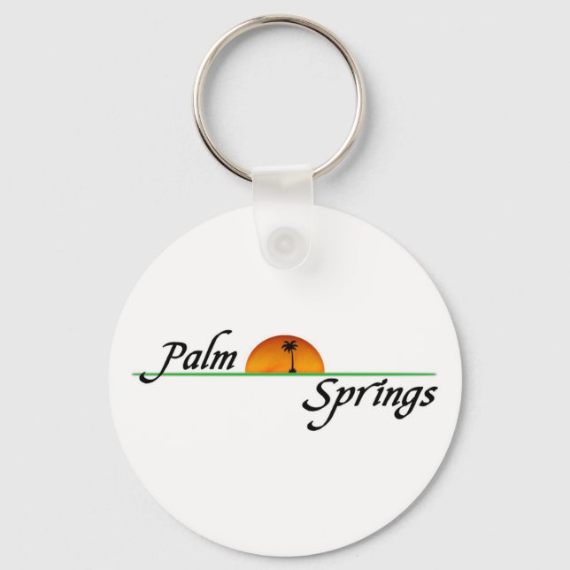 Palm Springs Keychain (Front)
