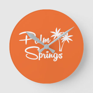 Palm Springs Mid Century Modern Wall Clock