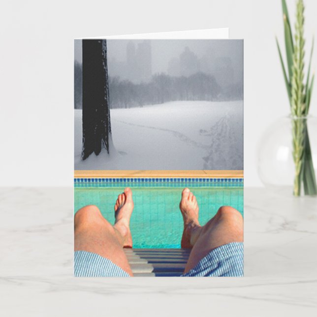 Palm Springs, New York Holiday Card (Front)