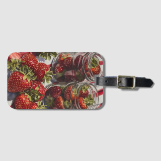 Palm Springs Pink and strawberry | Retro Desert Luggage Tag