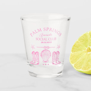 Palm Springs Social Club Bachelorette Shot Glass