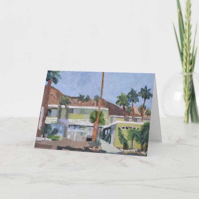 Palm Springs Style Card (Front)