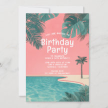 Palm Springs Summer Birthday Party Pink
