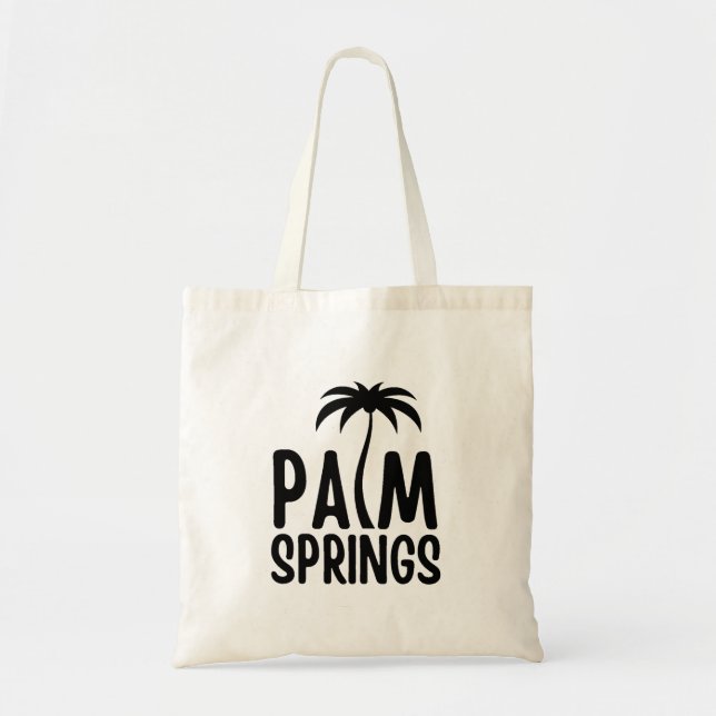Palm Springs T-Shirt Tote Bag (Front)
